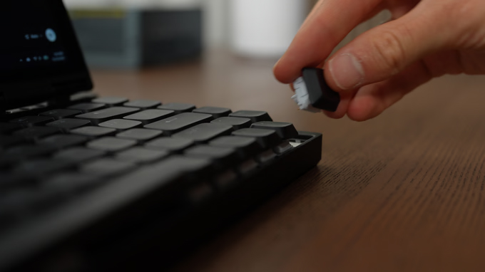 交換可能なキースイッチ