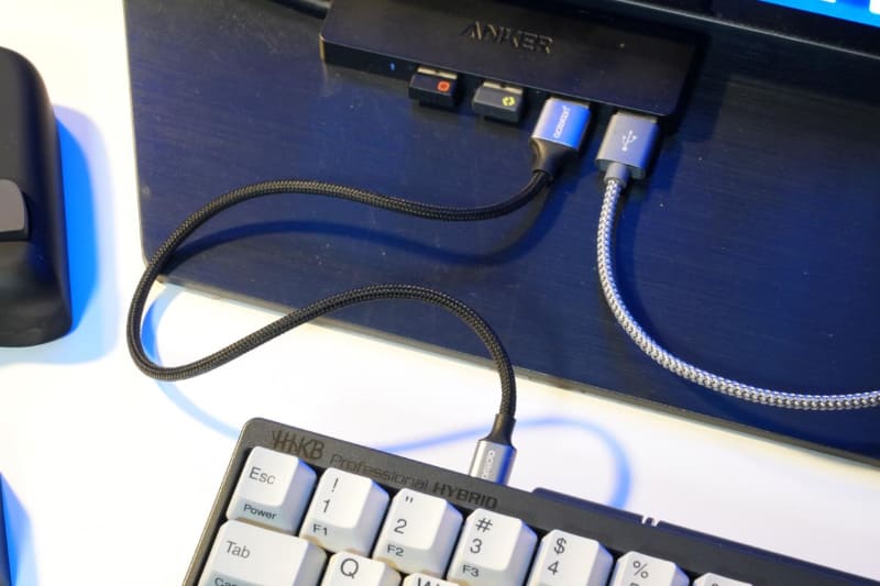 Bluetooth対応モデルですが、現在はUSB接続で運用しています