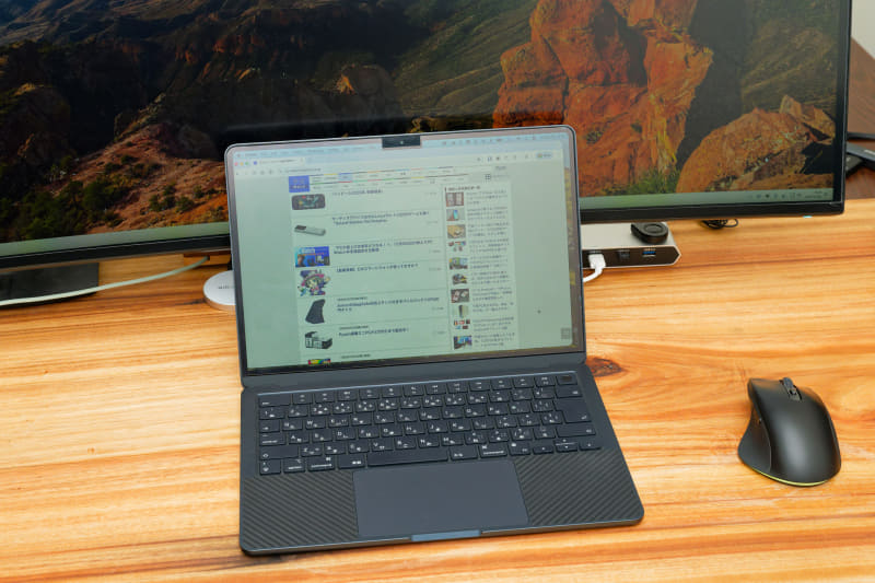 MacBook Airの外部キーボードとしても使うので、macOSとの相性も重要