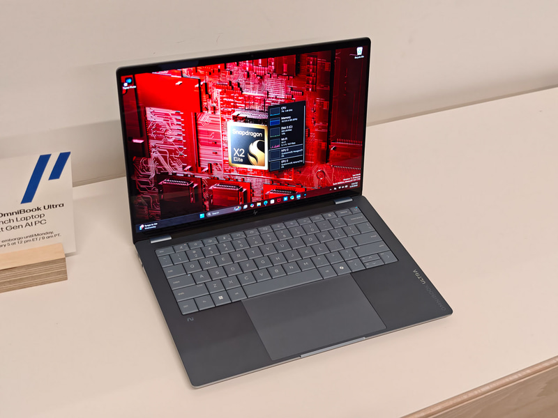 HPが発表した「HP OmniBook Ultra 14」には85TOPSの特別版が搭載されている