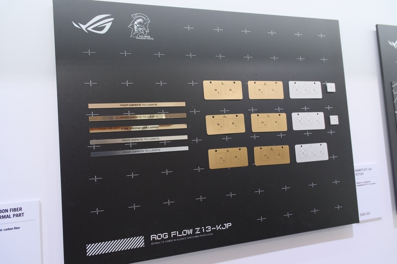 キーキャップなどのデザイン