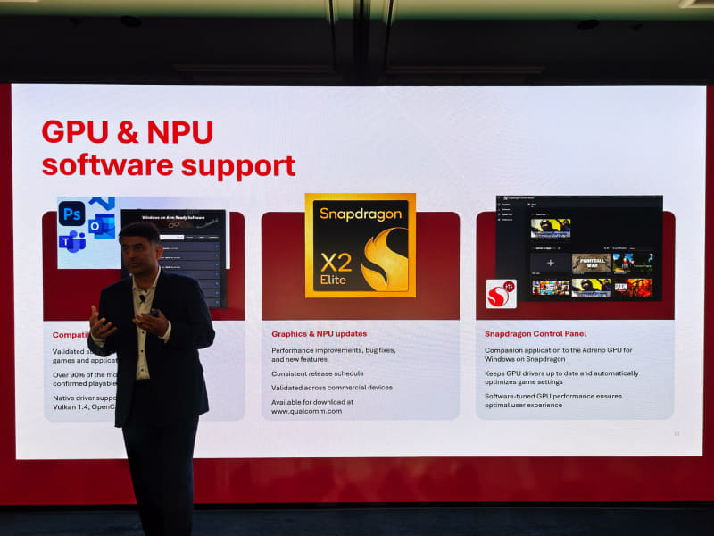 NPU、GPUソフトウェアのサポート