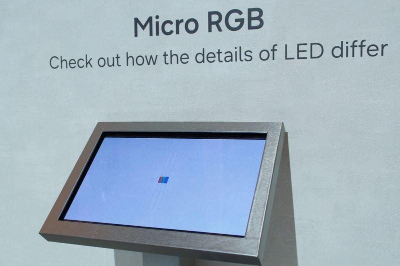 顕微鏡で実物を確認できる