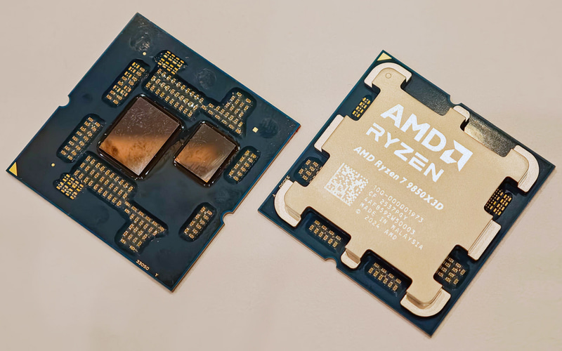 AMDが発表した「Ryzen 9850X3D」。AM5ソケットを採用したデスクトップPC向けCPUとして、Ryzen AI 400シリーズが第2四半期に登場予定