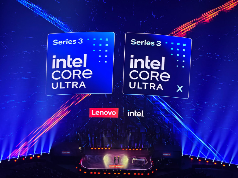 今回のCESで発表されたIntel Core Ultraシリーズ3