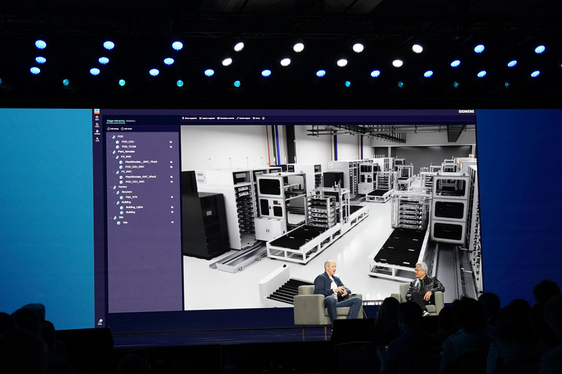 両氏はAIやデジタルツインを利用した工場のスマート化などを議論