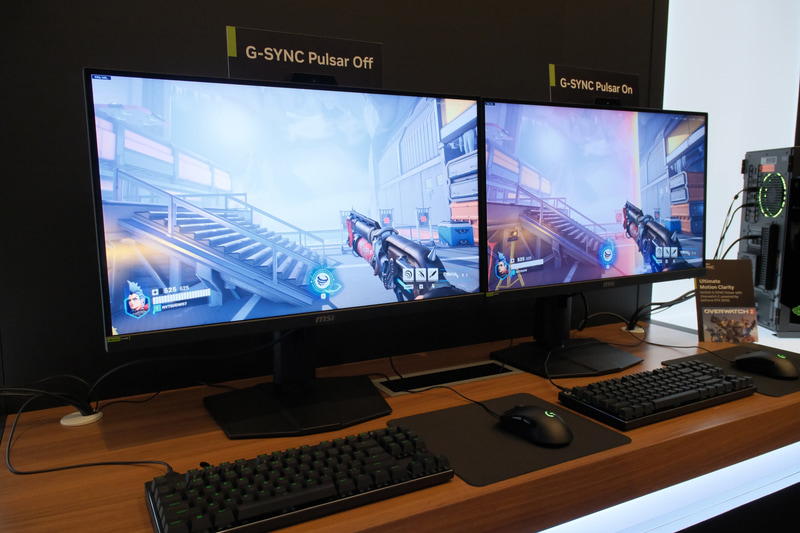 オーバーウォッチ2を使ったデモでは、特にオブジェクトに追従して移動する文字などでその効果が確認できた