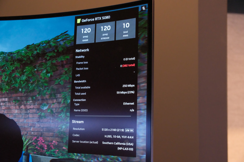 Ultimateプランでは5K/120fpsでのプレイも可能だ(Linux以外でも利用可能)