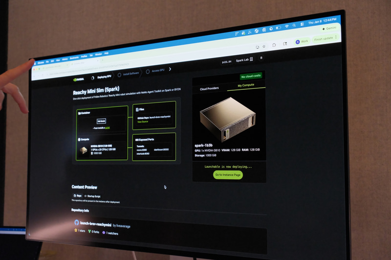 ローカルのDGX Sparkを連携してリモートアクセスすることも可能