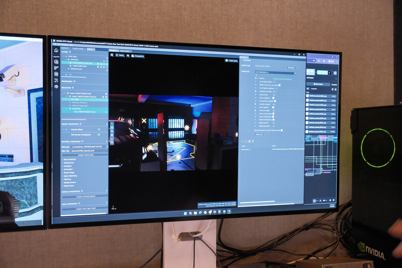 古いゲームのリマスターをアシストするRTX Remixのデモ。ComfyUIの処理をDGX Sparkにオフロードし、作業を効率化