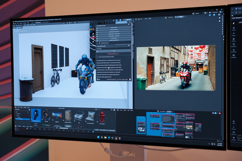 簡単な3Dレイアウトから高品質な画像を生成。DGX Sparkだけでなく、GeForce RTX、NVIDIA RTXでも利用できる