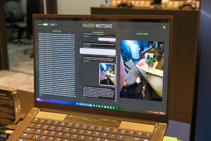 Project Motokoが動作する様子