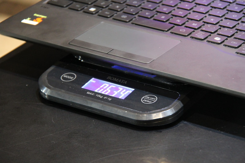 WU6-L1は実測値で634g