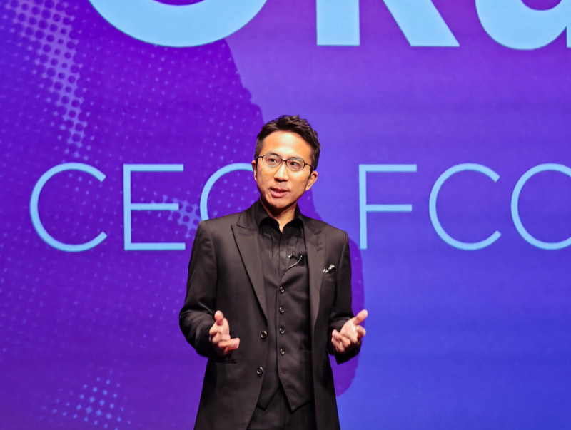 富士通クライアントコンピューティング代表取締役社長大隈健史氏(日本でFCCLが1月13日に開催した<a href="https://pc.watch.impress.co.jp/docs/news/2077506.html" class="n" target="_blank">新製品発表会</a>で撮影)