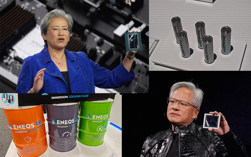 今年のCESではAMD、NVIDIAのGPUをはじめ、AIデータセンター向けの発表や展示が相次いだ