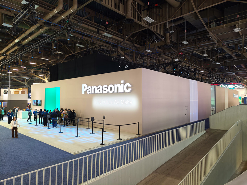 セントラルホールに設置されていたパナソニックのブース