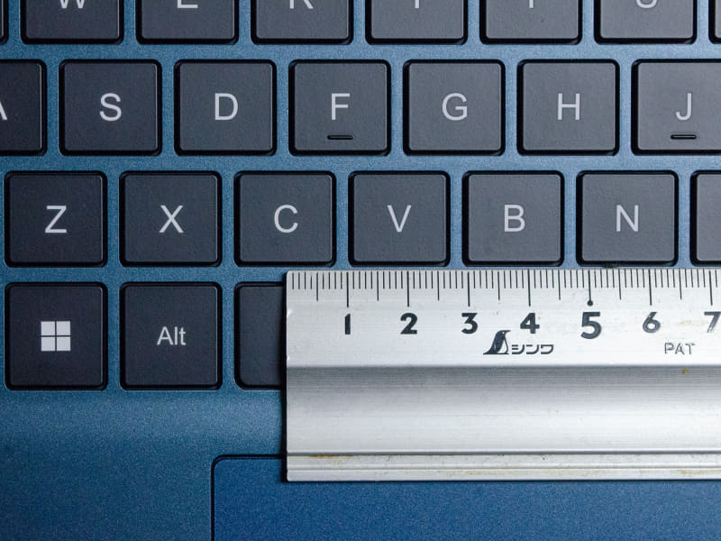 キーピッチは約19mm