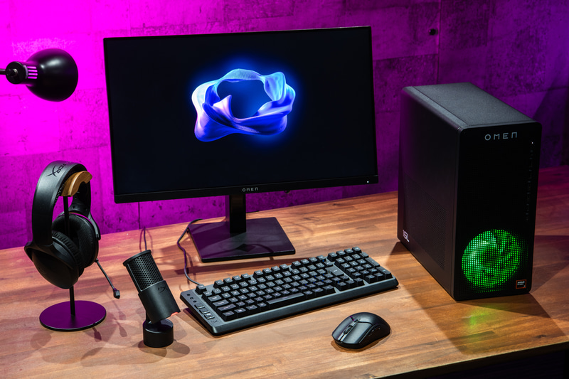 鉄板スターターセットのデスクトップセットアップ例