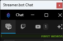これを選ぶと、チャットウィンドウが小さなドックとして表示される