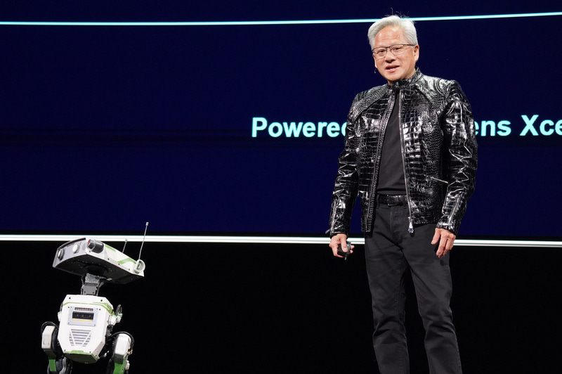 1月5日(現地時間)にNVIDIAはジェンスン・フアンCEOの記者会見を行なって、ロボットのデモを行なっている