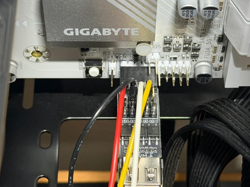 ATXパワーコントロールを使うことで、NanoKVM Proから電源操作が可能になる