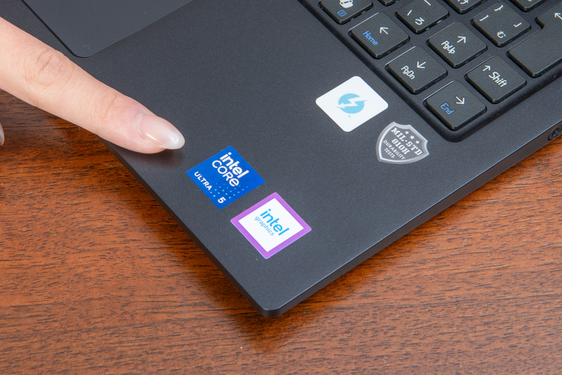 STYLE-14はIntel Core Ultra 5を搭載。GPUに加えてNPUも内蔵する