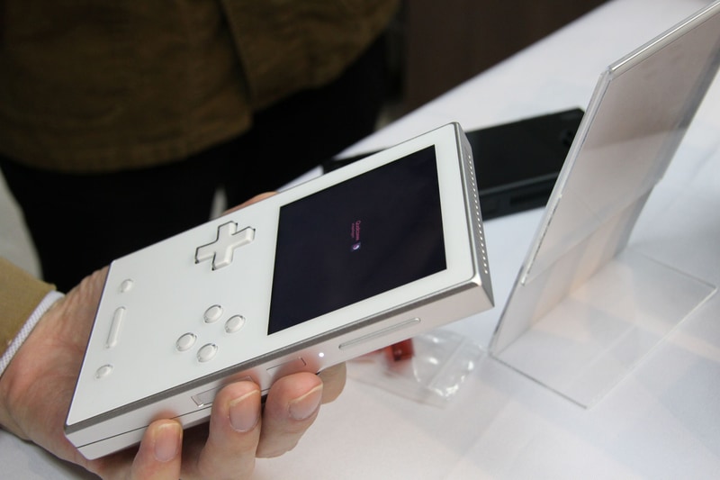 成人男性が手に持っている状態