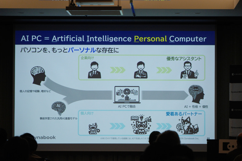 未来のAI PCはもっとパーソナルなものに