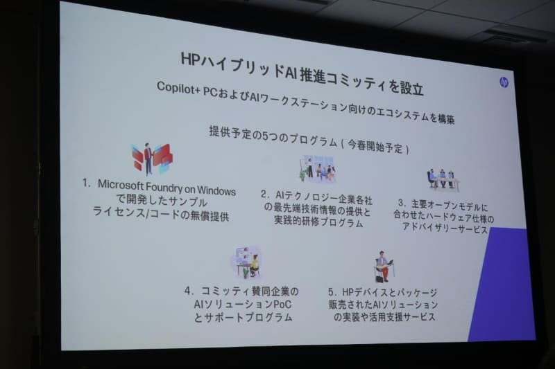HPハイブリッドAI推進コミッティの設立