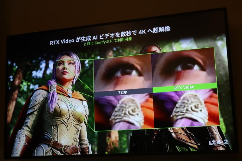 RTX Videoによる4Kアップスケーリング機能