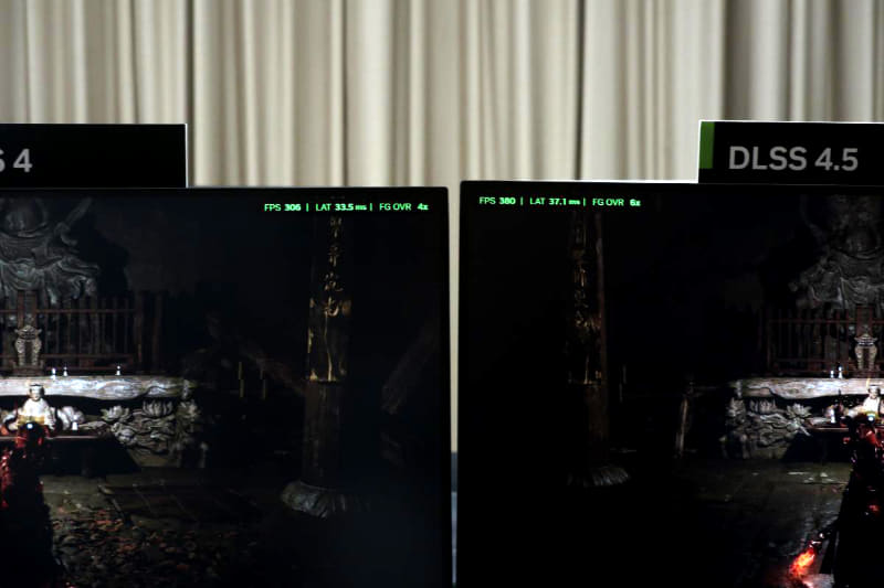 MFG 6xによりフレームレートも向上する