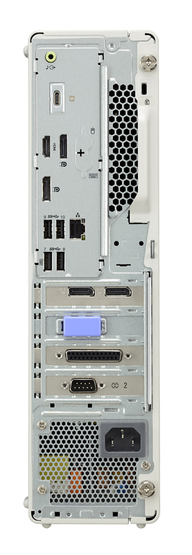 ビデオカードなどのオプションを搭載したMate タイプME/MB背面