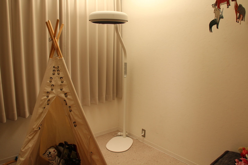 MindDuo Max。間接天井照明としても使える