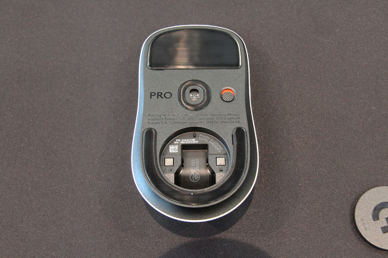 裏蓋を取った状態