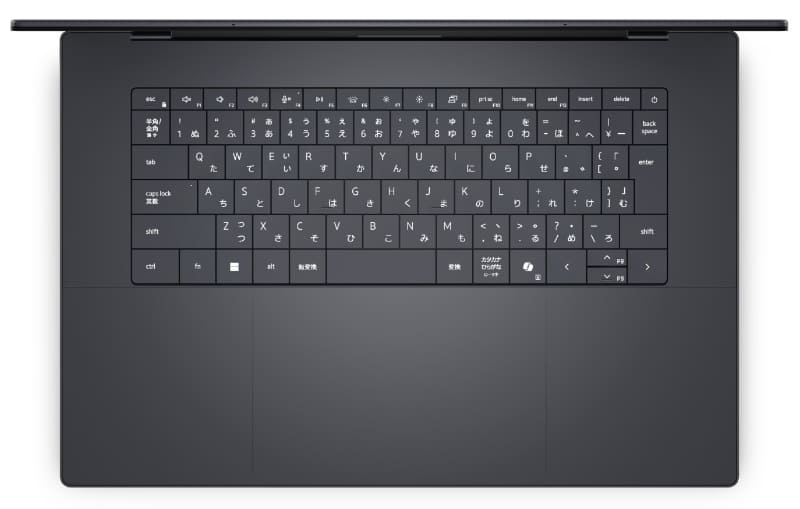 Dell XPS 16のキーボード