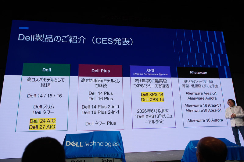 松原氏も(個人的な意見として)XPSの復活はうれしいと語っていた