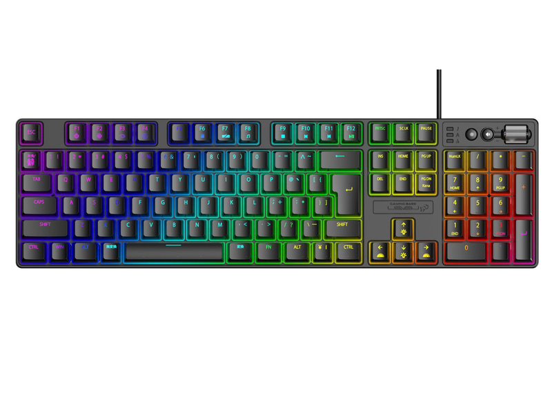 フルサイズメカニカルゲーミングキーボード ブラックモデル