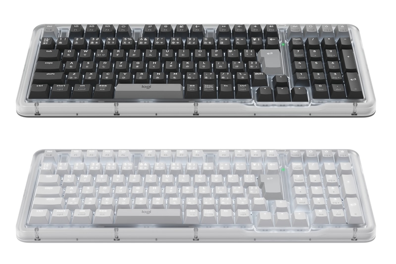 上がグラファイト、下がオフホワイト