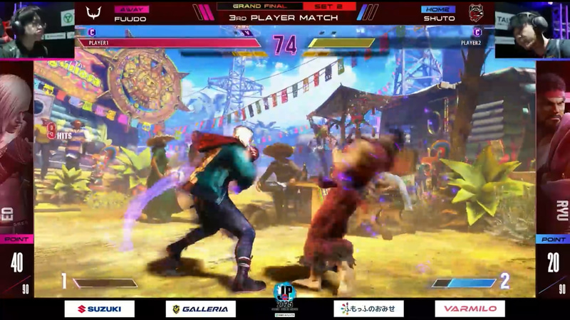 2巡目大将戦はふ～どのエドがShutoのリュウを粉砕