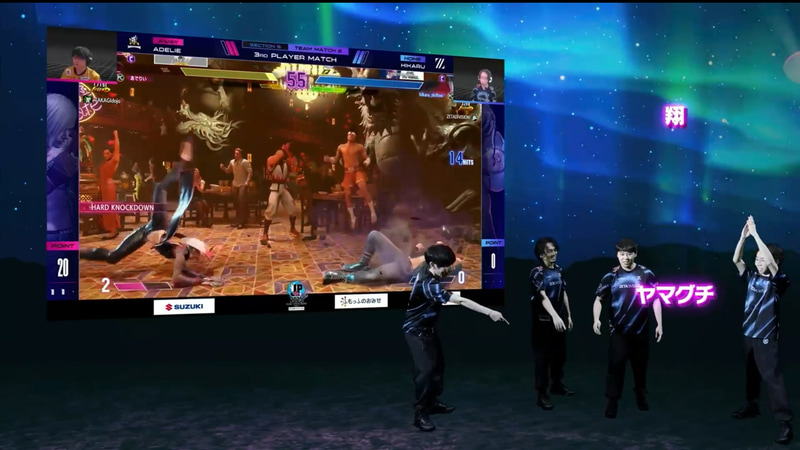 配信エンディング。前半は4人のチームメンバーがそれぞれ考えた映像が流れる。ZETA DIVISION Geeklyについては、引退した翔選手が映像に登場しており、こみあげるものがあった