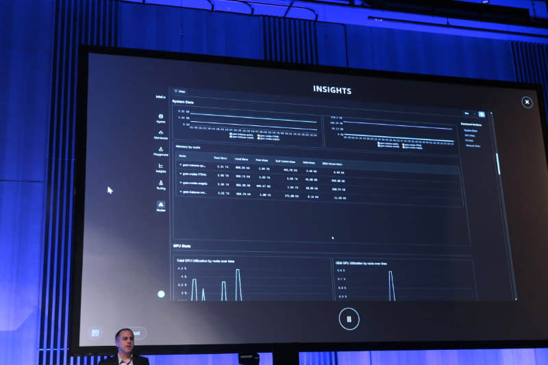 推論コストの低さというのはつまりは電力のことで、GPUのみのシステムと比較して低く抑えられるとのことだ