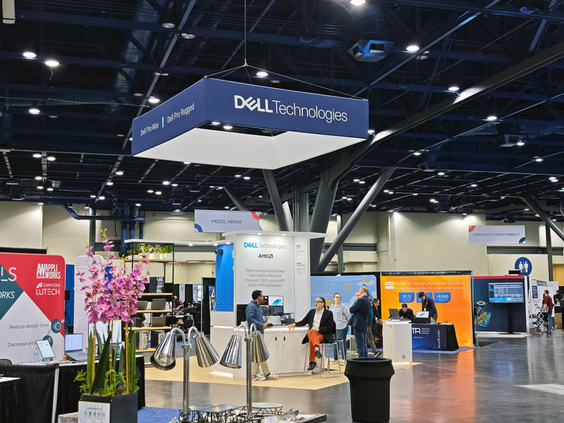 3DEXPERIENCE World 2026での、HP、Lenovo、Dellブース