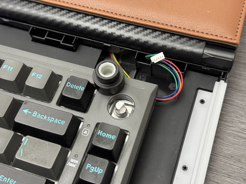 キーボードのボリューム部分