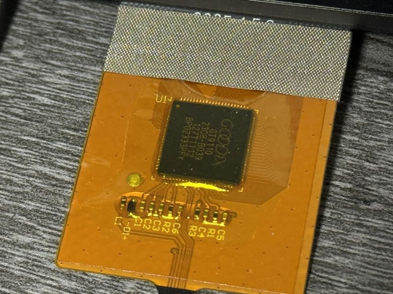 タッチパネルのIC型番を検索