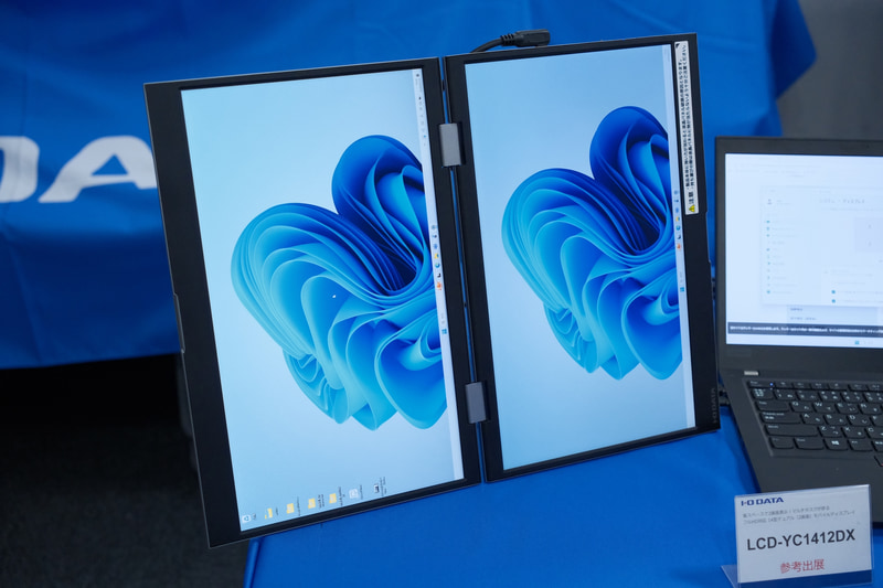 左右2画面での設置も可能