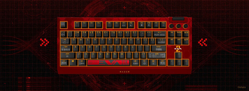BlackWidow V4 TKL HyperSpeed EVANGELION (EVA-02) EDITION