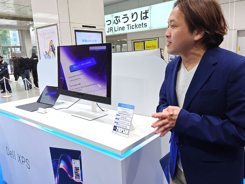 XPSコーナーを紹介する、ジャパンコンシューマー & リテール アソートメントプランナー兼コンサルタントの松原大氏