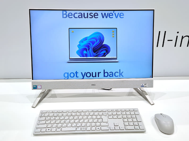 Copilot+ PC準拠のDell 27オールインワン。こちらもPanther Lake搭載