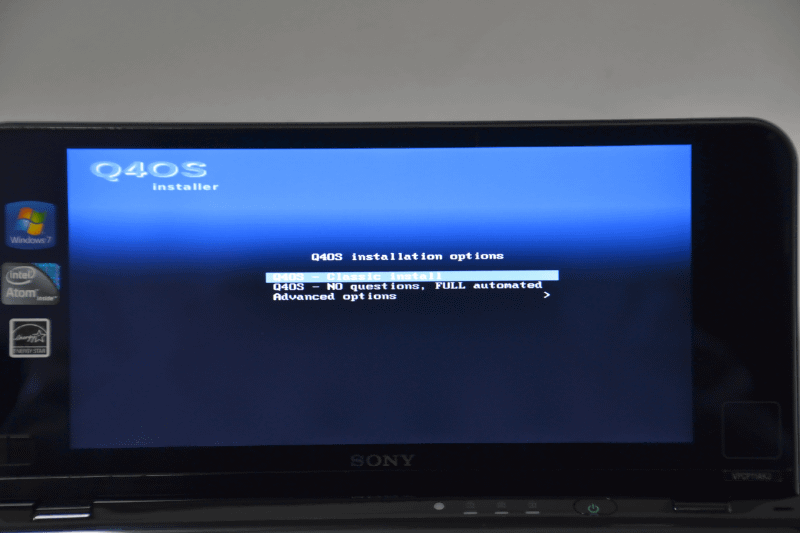 「Classic install」で進める。お試しなら「Full automated(全自動)」にしてしまうのもありかも