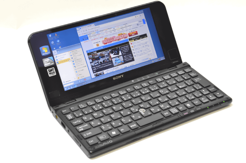 まだまだ使える「VAIO P」。みなさんも古いPCを持ち出して遊んでみては？